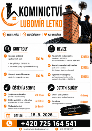 Nabédka kominických prací 1