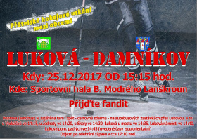 Hokejové utkání Luková - Damníkov